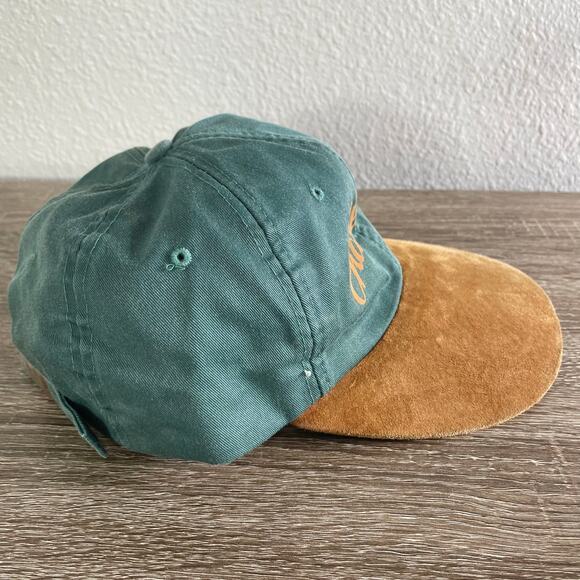 Vintage Charleston SC Baseball Cap Green Brown Adjustable Strapback Hat Headwear - Picture 11 of 12
